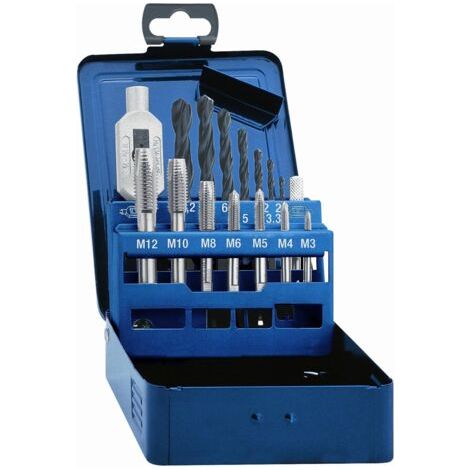 Jeu de tarauds avec supports et embouts pour le ponçage des trous (1/5)