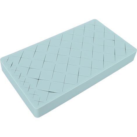 Boîte de rangement rouge à lèvres 36 alvéoles, organiseur de maquillage en silicone pour bureau, vitrine cosmétique pour rouges et vernis à ongles (1/5)