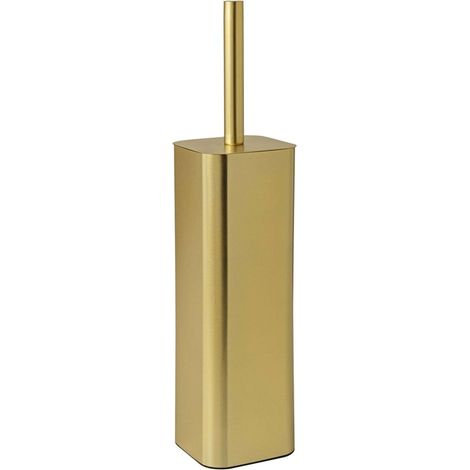 Sapho Accessori Gedy - Scopino WC a pavimento, color oro opaco 133488 (1/5)