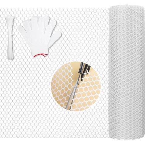 Clôture en Maille Plastique 10 m Niveau côtier Grillage a Poule (1/5)