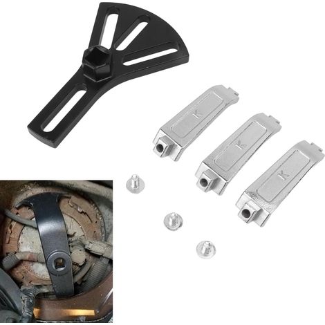 Ausbauwerkzeug für die Kraftstoffpumpe aus Edelstahl, 5- oder 7-Loch-System, einstellbarer Durchmesser 148–200 mm, mit 4 Zubehörteilen und 0,5"-Ratsche (1/5)