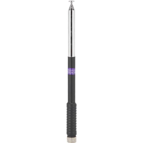 Antenne télescopique en alliage d'aluminium anti-collision avec connecteur SMA mâle pour VHF 136-174MHz
