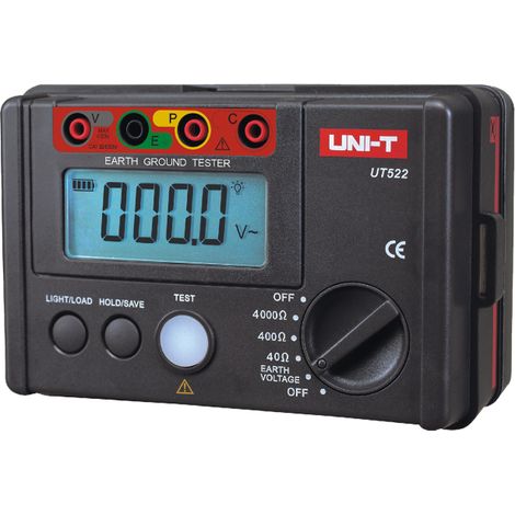Uni-T UT522 appareil de mesure résistance de mise à terre (1/5)