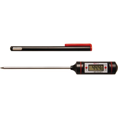 BGS Thermomètre numérique avec sonde en acier inoxydable