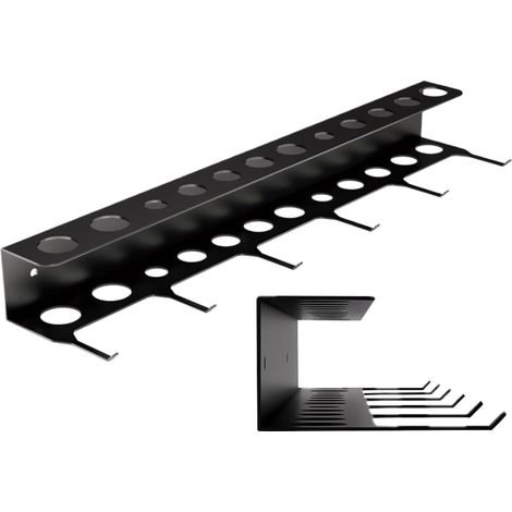 Space Brush Holder, Anti‑Slip Tool Rack, Garage Storage Organizer, Wall Mounted Workshop Wash Equipment, Compact Home Detailing Supply Hooks, Accessory for Car, Work, Cleaning (1/5)