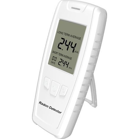 Détecteur de Radon de Table pour la MaisonMoniteur d'Air Intérieur Haute Précision avec Mesure en Temps Réel, Affichage Numérique, Stockage de Données, Alerte Sonore et Visuelle, Analyseur de Gaz p (1/4)