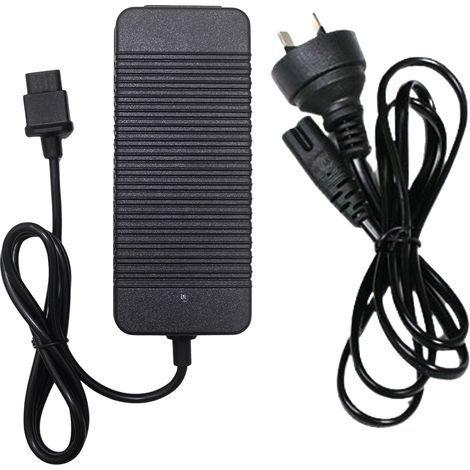 Accessoires pour scooters KQI2/KQI3/53.5V2A : adaptateur chargeur de batterie lithium aux normes US, UK, EU et australiennes (norme australienne).