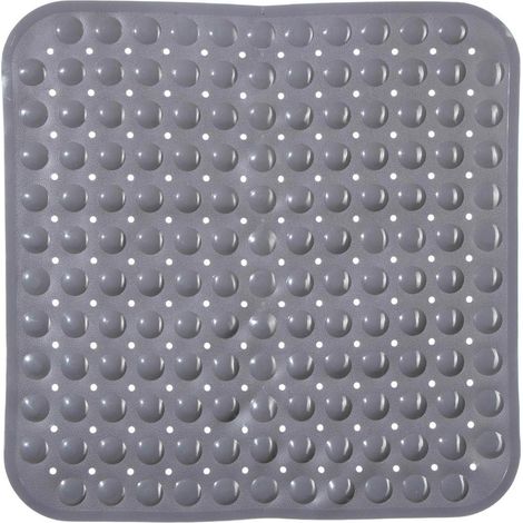 Fond de Douche PVC "Anti-Dérapant" 53x53cm Gris (1/4)