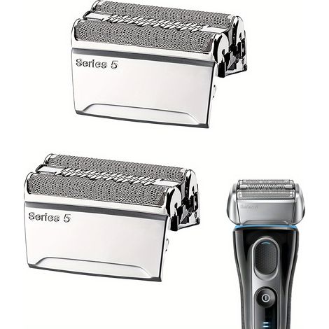 Têtes de rechange pour rasoirs Braun Series 5, grille de rasoir Series 5, têtes de rasoir 52S, têtes de rechange Braun Series 5, têtes de rasoir 5090, grille de rechange 5190cc. (1/5)