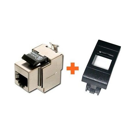 Keystone presa rete RJ45 cat.6 stp compatibile Bticino Living International