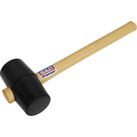 Sealey Premier Rubber Mallet 1.75lb - Black RMB175 (1/2)