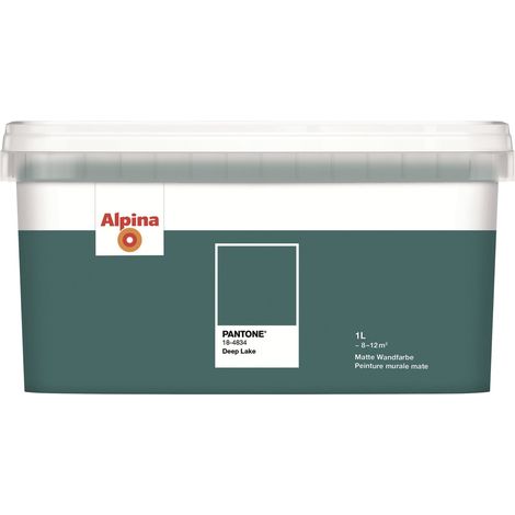 Alpina Wandfarbe Pantone matt deep lake 1 L Innen