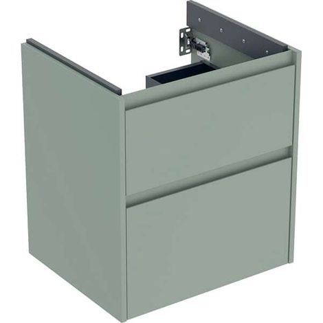 Geberit Renova Plan armoire sous lavabo, avec deux tiroirs,