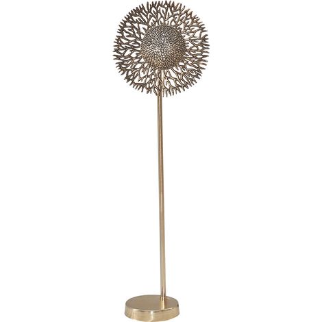 Lampadaire doré soleil 43x26x148cm (1/2)