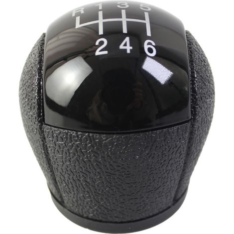 Cache-poussière pour pommeau de levier de vitesses Ford Transit, pommeau de levier de vitesses intégré argenté neuf à 5 vitesses, monobloc, finition métallique.