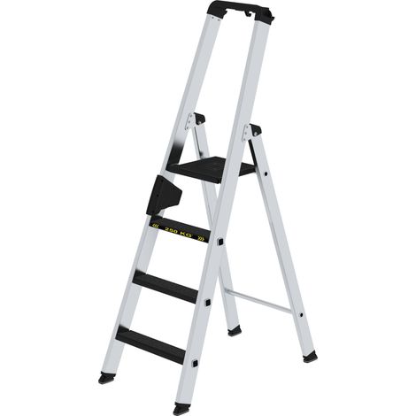 MUNK Stehleiter mit clip-step R13 250kg, 4 Stufen (1/5)