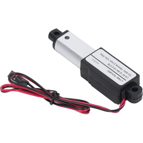 Elektrischer Mikro-Linearaktuator aus Aluminium und ABS-Kunststoff, Gleichstromversorgung, Mini-Linearaktuator für Landmaschinen, 12 V, 21 mm (0,8 Zoll) (1/5)