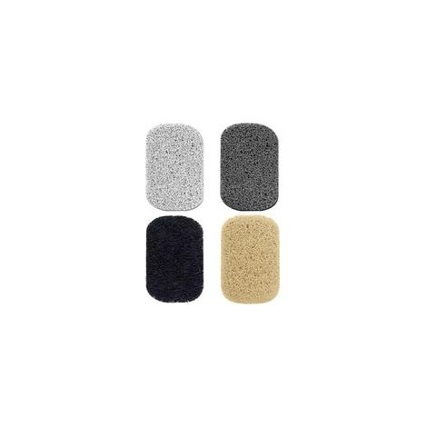 Juego de 4 jaboneras de lufa, antideslizantes, reutilizables, ecológicas, de secado rápido, perfectas para el baño. (1/4)