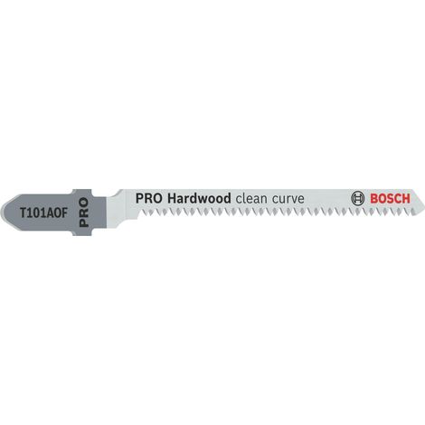 5x Lame de scie sauteuse PRO Hardwood clean curve T101AOF (1/5)