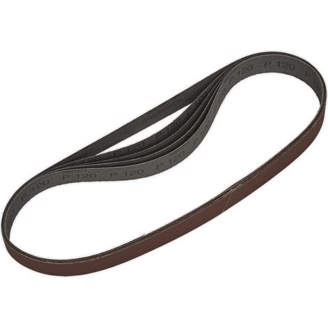 Sealey 25 x 762mm Sanding Belt 120Grit - Pack of 5 SB0019