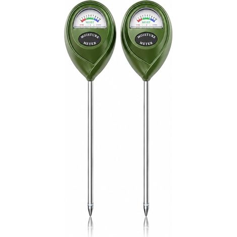 2PCS Testeur Humidité Plante, Testeur Humidité Sol Plantes, Hygromètre de Terre à Sonde Longue, Indicateur Facile à Lire pour Pots (1/5)
