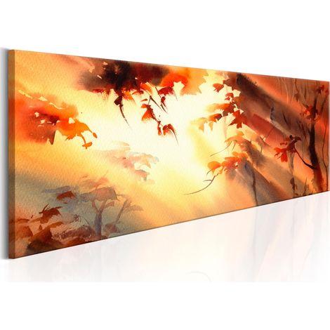 Quadro - Golden Forest - 150x50 (1/4)