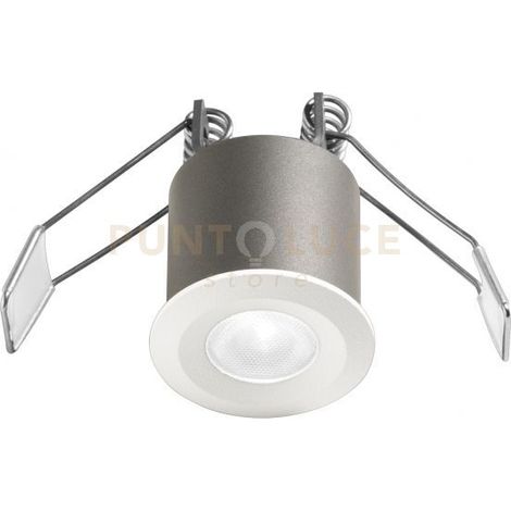 GFA1090C- FARETTO DA INCASSO ANTIABBAGLIO A LED 3000K 230LM 3W D.3,5CM BIANCO