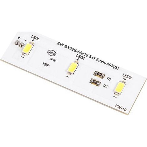 LED-Lichtpaneel für Kühlschrank, kompatibel mit ZBE2350HCA, 2-teiliges Set (1/4)