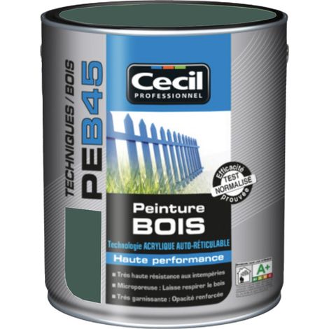 Peinture Bois Cécil Professionnel PEB45 Vert normand 2,5 L (1/3)