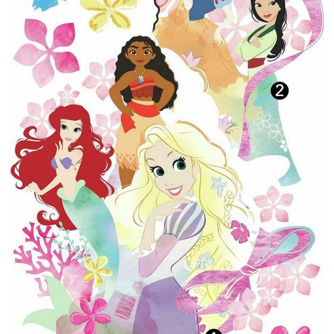 Stickers muraux Princesses Jardin du Palais