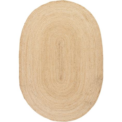 Tapis ovale en jute naturel 170x240 - TANKA