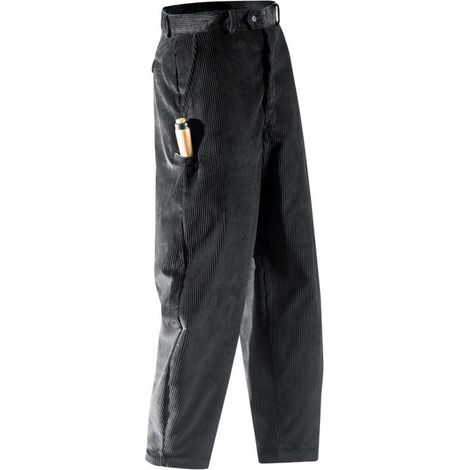 Pantalon velours noir taille 52 – Coupe 1/2 ballon moderne – Confort supérieur et grande résistance à l'usure – Pour professionnels exigeants – Lafont (1/3)