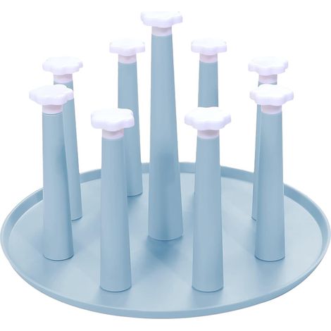 Égouttoir à verres, égouttoir à tasses, égouttoir à bouteilles à paille, égouttoir - 9 tasses-AquaForge (1/4)