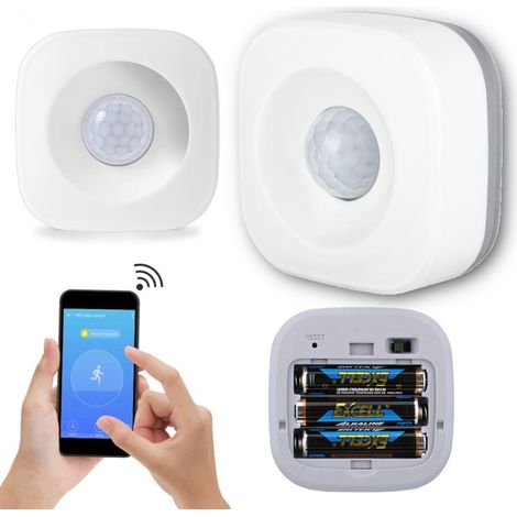 Sensore di movimento wireless PIR Wi-Fi per sistemi di domotica (1/5)