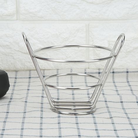 Mini panier à aliments en acier inoxydable 304 pour la cuisine, idéal pour les frites, les desserts et le pain. (1/5)