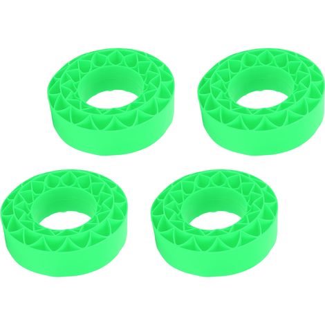 Lot de 4 inserts de pneu en silicone pour SCX10 III 106x42mm, couleur vive, mousse verte pour pneus de 1,9 pouce (1/5)