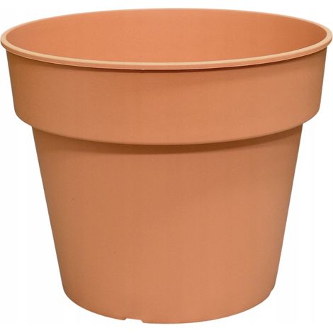 Vaso in plastica per la coltivazione di piantine, mattone in terracotta, 23,5 cm Planti