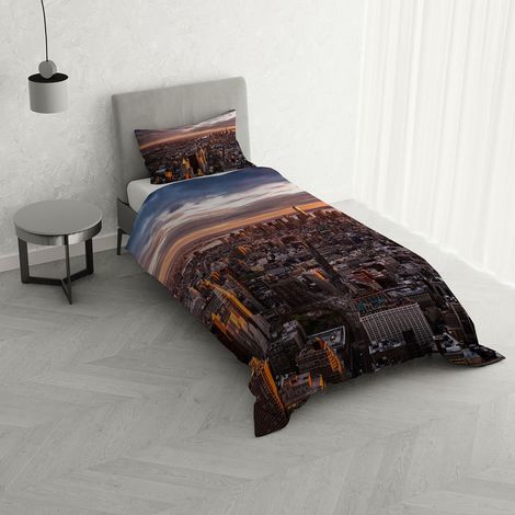 Housse de Couette Goodnight, Polyester, Manhattan, 1 Place (1/5)