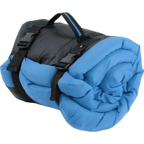 Alfombrilla para perros, impermeable, diseño portátil, azul, 90x60x0,3cm, 1 unidad. (1/2)