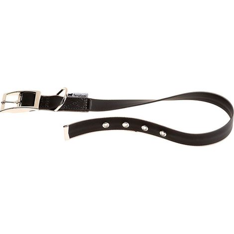 Ferplast EVOLUTION CF Collier en polyester et PVC pour chiens. Différentes couleurs et tailles.. Variante CF25/53 - Misure: A: 45-53 cm B: 25 mm - Noir