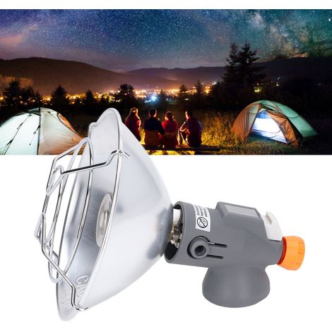 Hornilla portátil de camping con parrilla de seguridad y mesa de parrilla extraíble: potente, resistente al calor, fabricada en aluminio y zinc, 60 x 35 cm. (1/5)