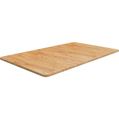 Comptoir de salle de bain Meuble de rangement de salle de bain - Marron clair 100x60x1,5cm Bois traité BV898765 - BonneVie (1/4)