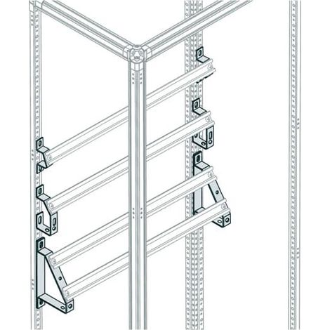 Support incliné pour Bornier + terre (x10Pces) 1STQ003203A0000 ABB EV2112