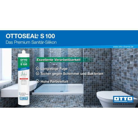 OTTOSEAL S 100 C2044 sandgrau 300ml Sanitär-Silikon
