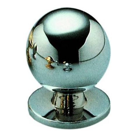 Blister pomolo 2172 2003 d 20 mm. ottone cr luc 2 pezzi