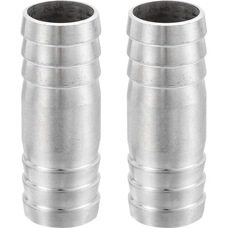 2Pcs Raccord De Tuyau Réducteur Acier Inoxydable 22mmODx17mmID (1/5)