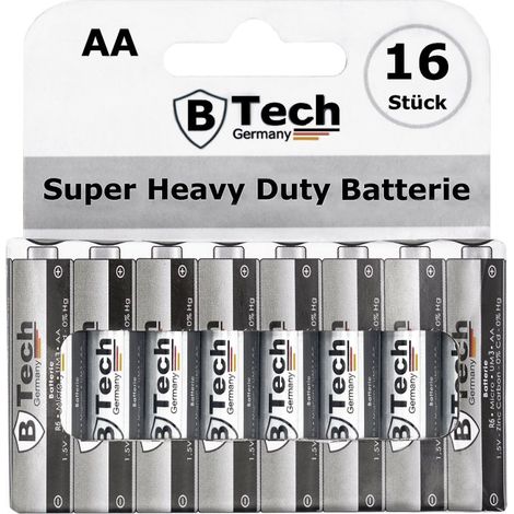 Batterie Super Heavy Duty (16er Pack) R6 AA Mignon-Blister (1/3)
