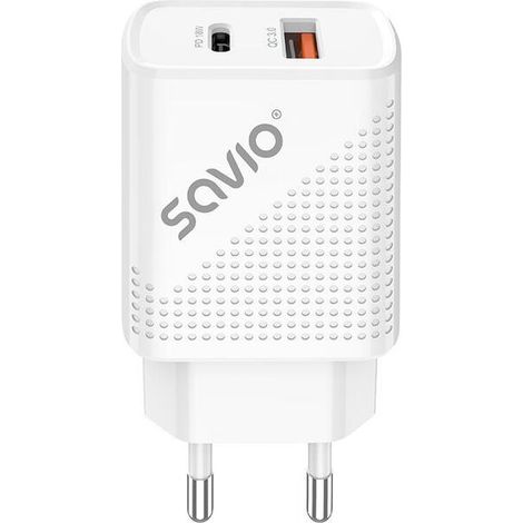 CARGADOR USB 3.0 DE CARGA RPIDA 18W SAVIO LA-05 (1/4)