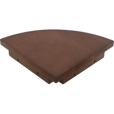 d angle rustique avec tablette décorative et espace de