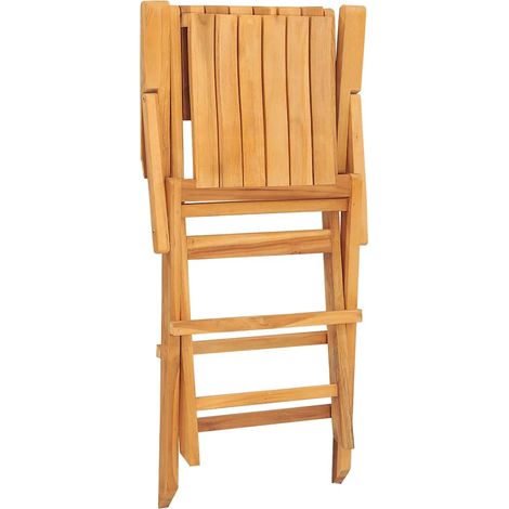 Maison Exclusive - Sedie da Giardino Pieghevoli 4pz 55x61x90cm Legno Massello Teak
